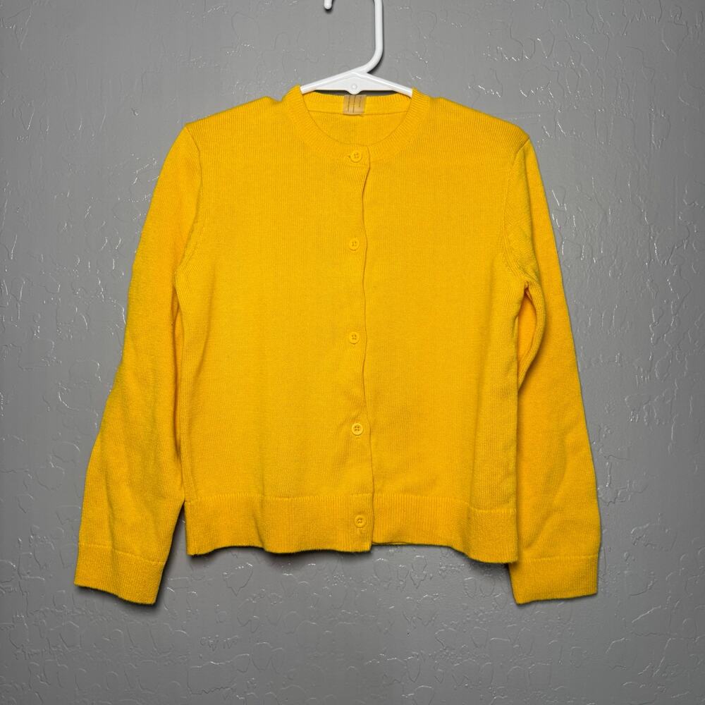 Primary Cotton Cardigan in Sunflower, 5